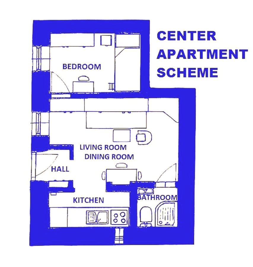 Center Studio Apartment 普拉 外观 照片